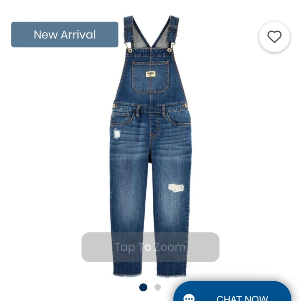 Jean overalls - kids, petite women